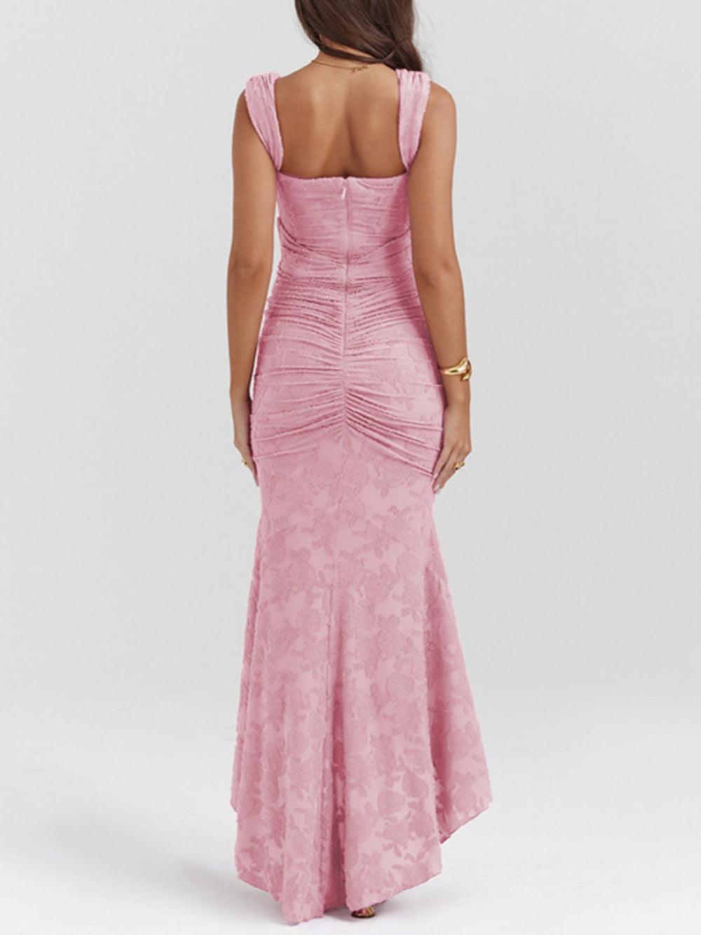 Blue bell - floral maxi dress
