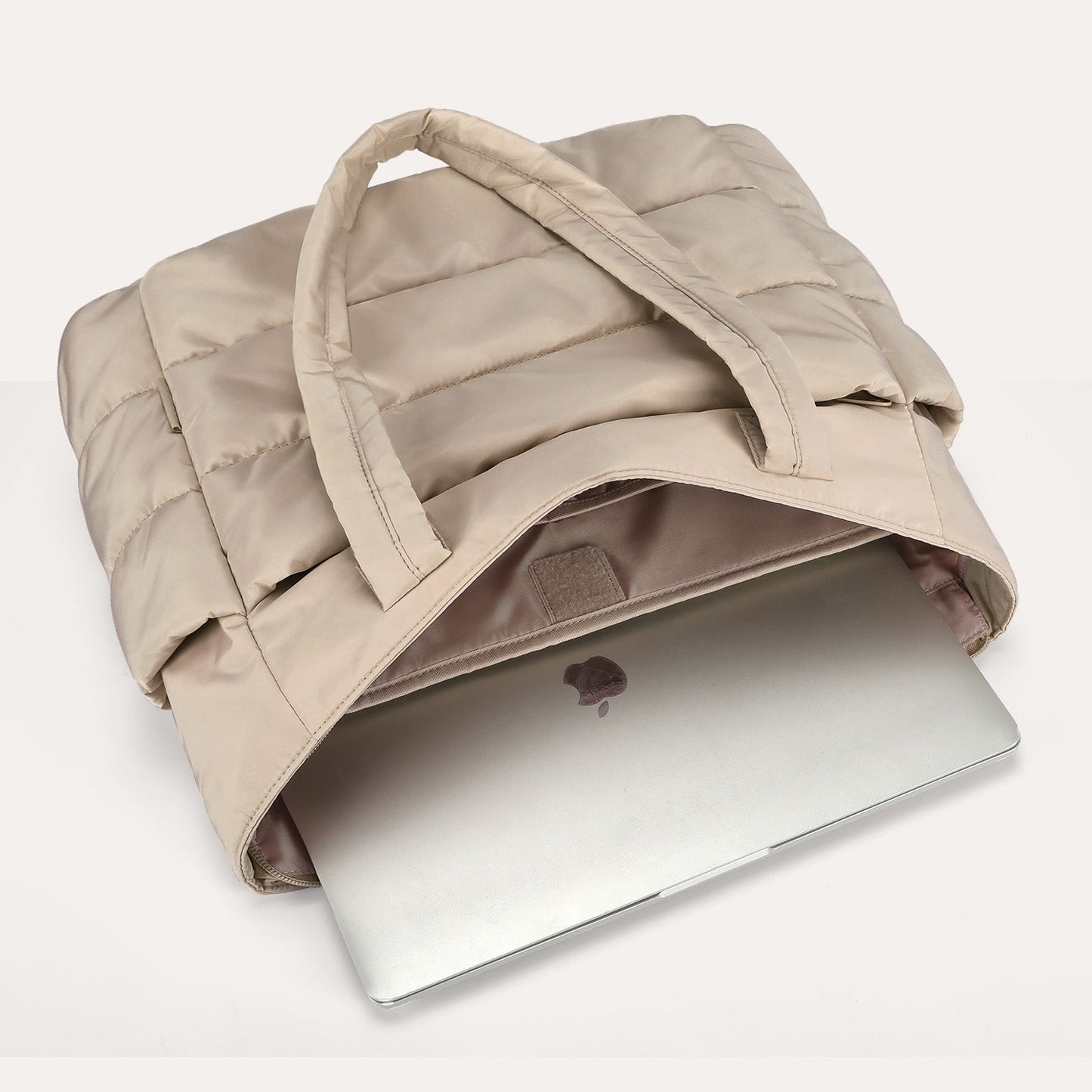 20L Puffy Tote Bag with 15.6" Laptop Compartment