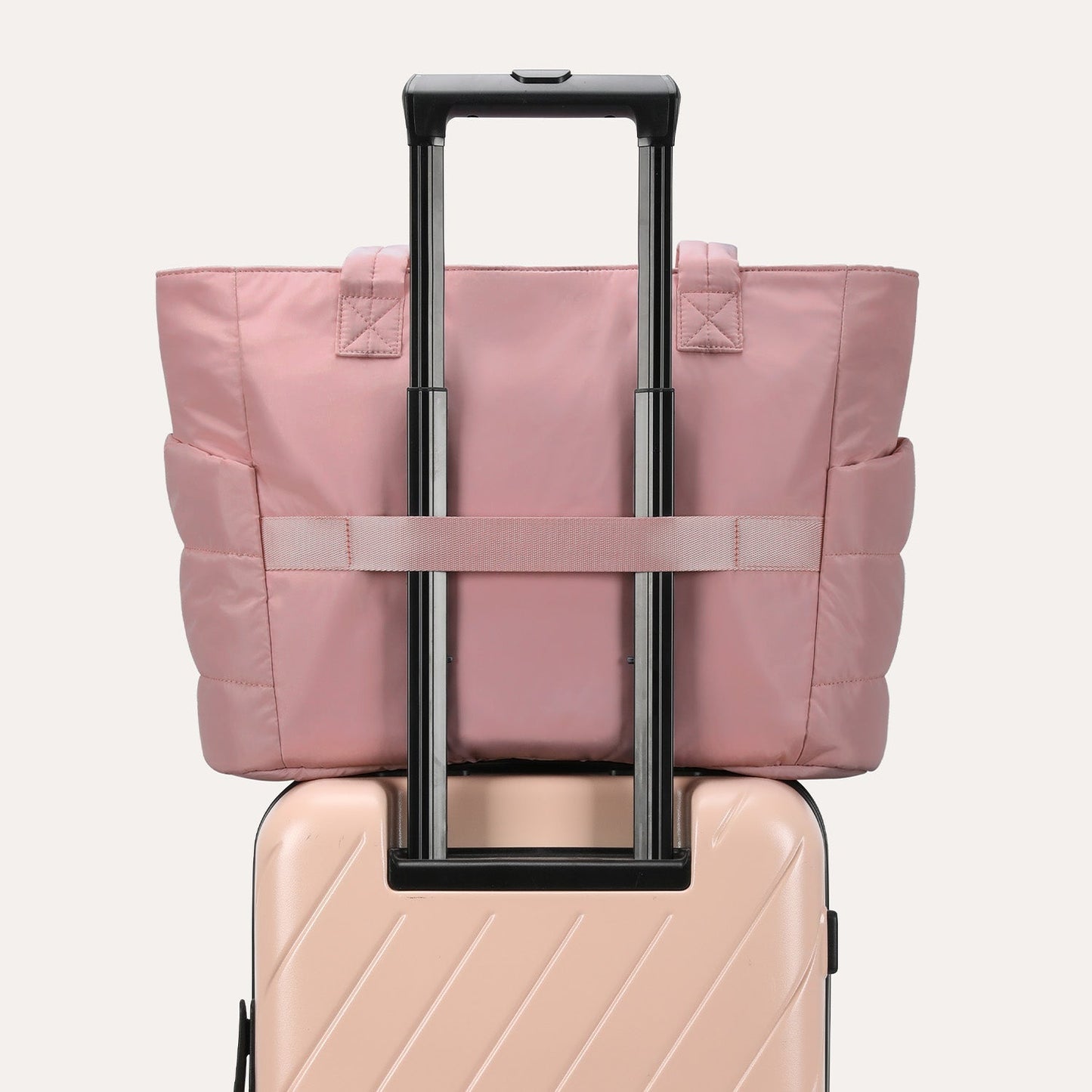 20L Puffy Tote Bag with 15.6" Laptop Compartment