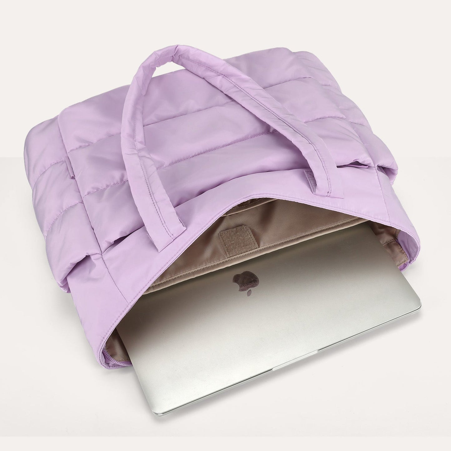 20L Puffy Tote Bag with 15.6" Laptop Compartment