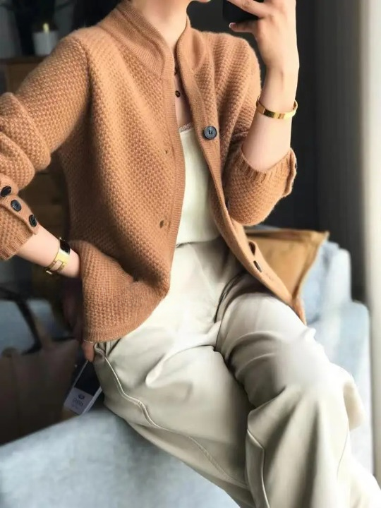 Women's Cashmere Button Cardigan - view 7
