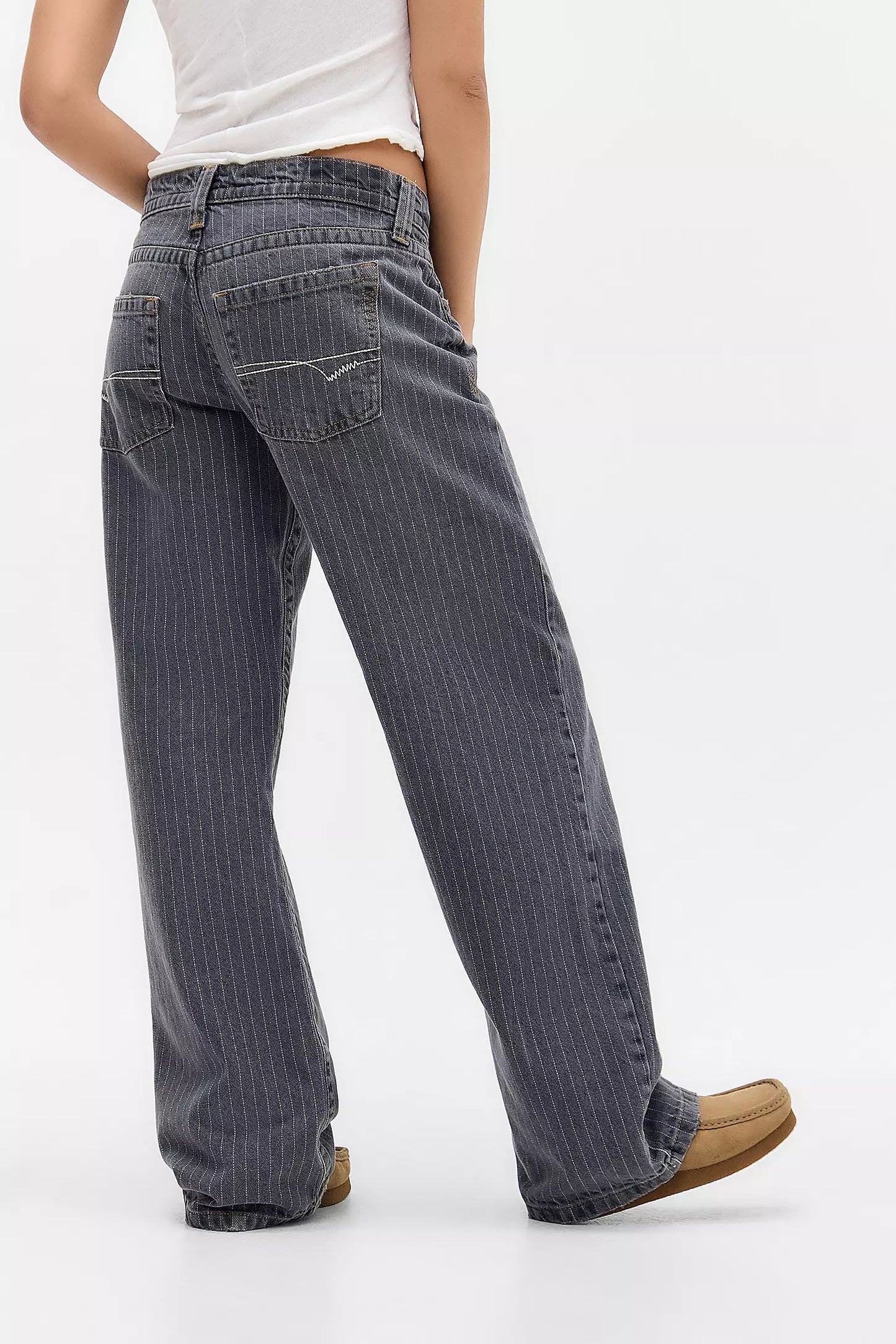 Emma - Pinstripe Jeans