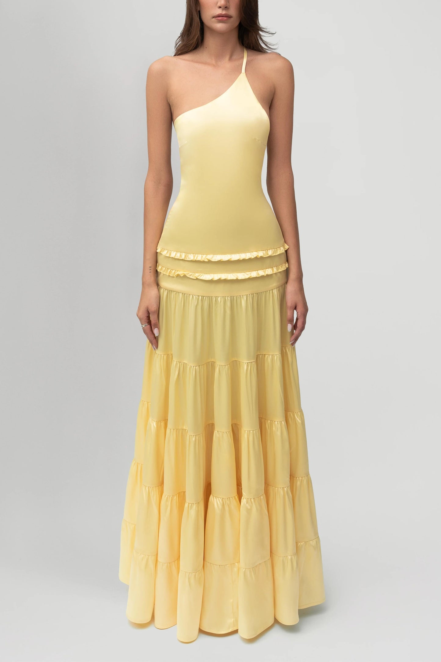 Athena | Backless Pleated Maxi Dress