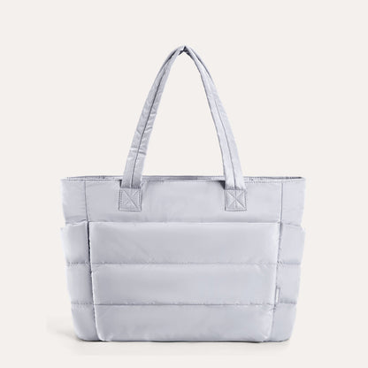 20L Puffy Tote Bag with 15.6" Laptop Compartment
