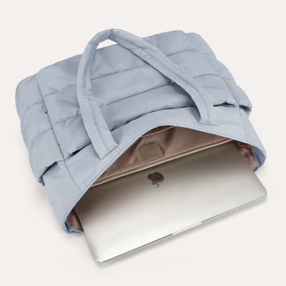 20L Puffy Tote Bag with 15.6" Laptop Compartment