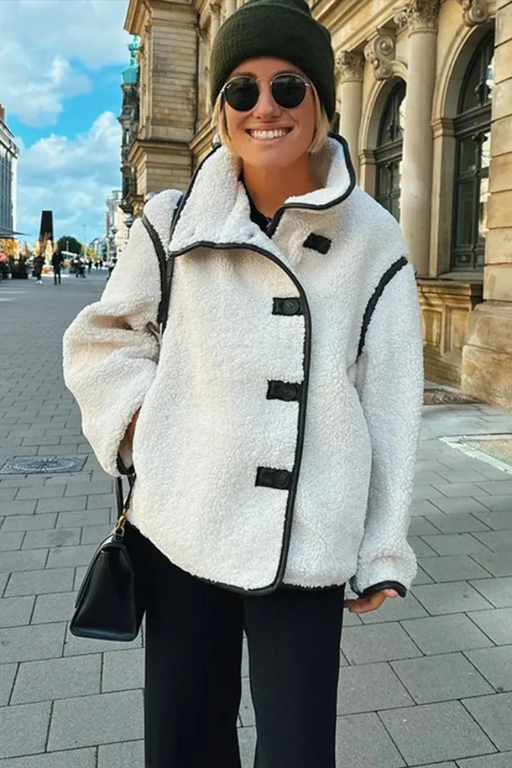 Velstine | Premium Teddy Jacket – Loose Fit