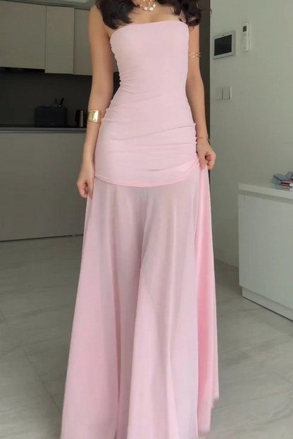 Flowy Mesh Mermaid Dress