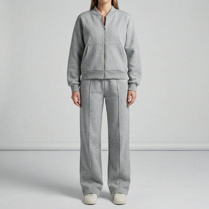 Women's Two-Piece Co-ord Set with Zip Jacket and Joggers