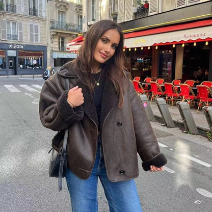 ELLY Chic Leather Jacket