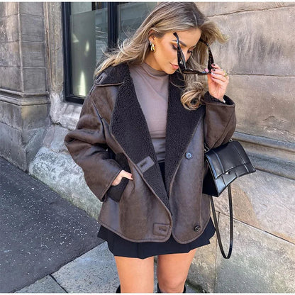 ELLY Chic Leather Jacket