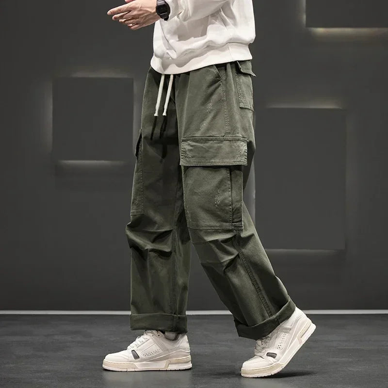 Men's Cargo Pants with Multiple Side Pockets - view 1