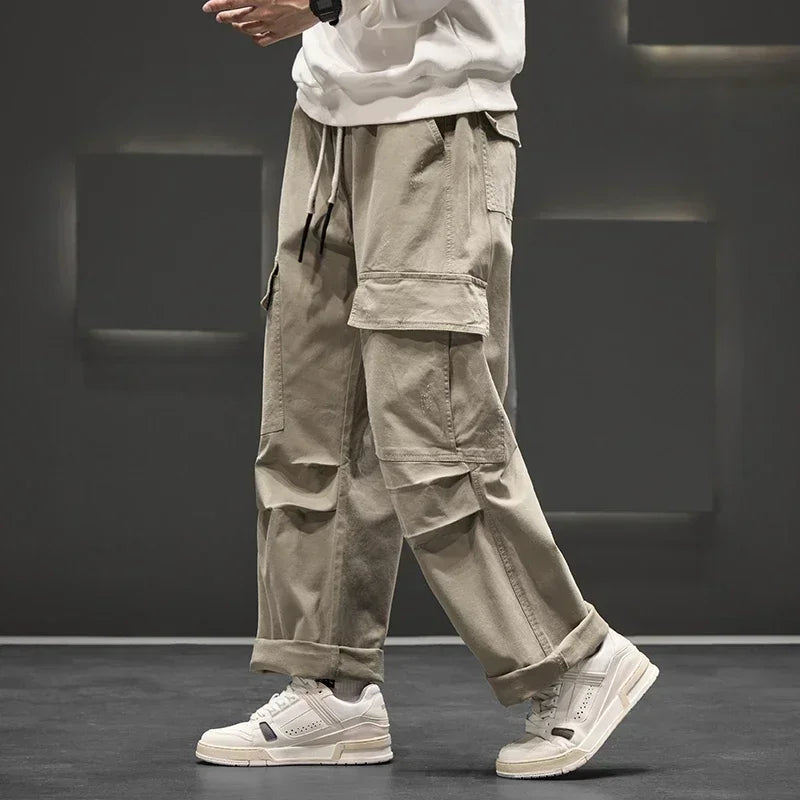 Men's Cargo Pants with Multiple Side Pockets - view 2