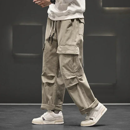 Men's Cargo Pants with Multiple Side Pockets - view 2