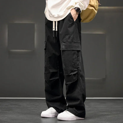 Men's Cargo Pants with Multiple Side Pockets - view 3