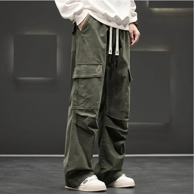 Men's Cargo Pants with Multiple Side Pockets - view 5