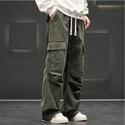 Men's Cargo Pants with Multiple Side Pockets - view 5