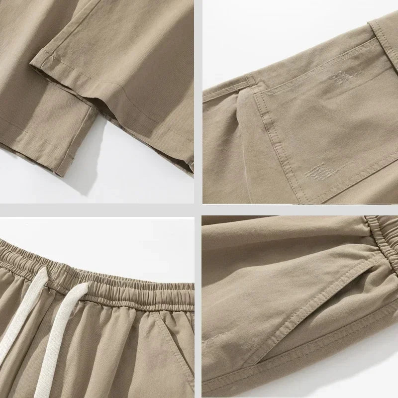 Men's Cargo Pants with Multiple Side Pockets - view 7