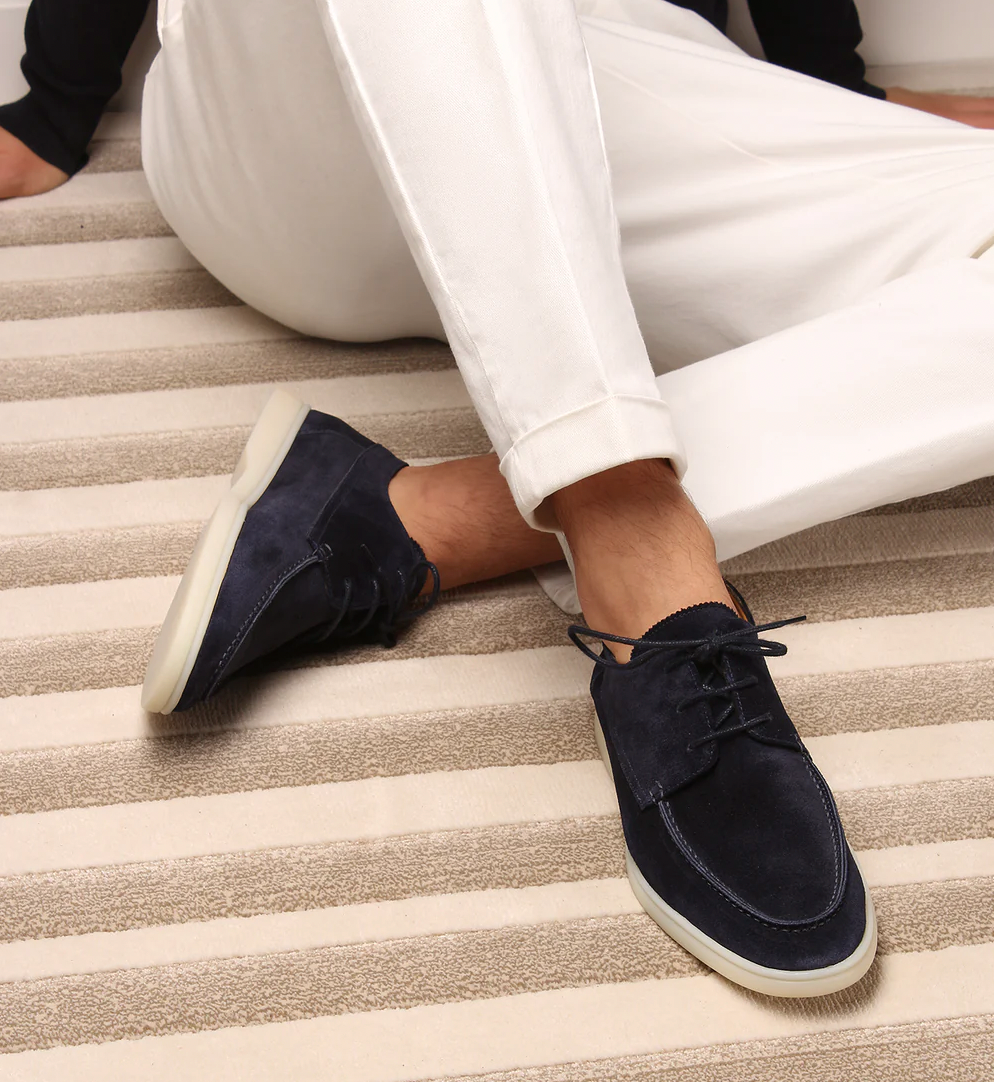 Men's Lace-Up Loafer Shoes - view 1