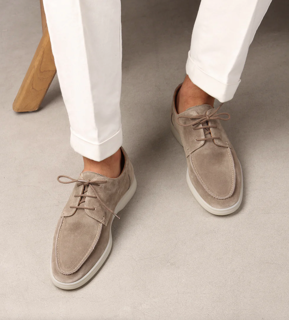 Men's Lace-Up Loafer Shoes - view 2