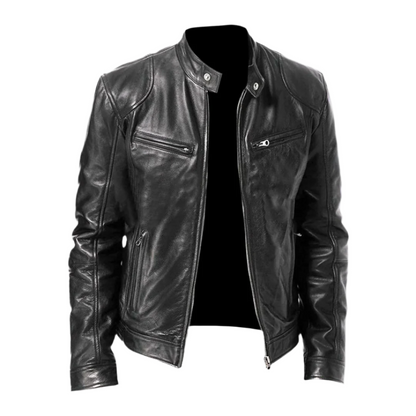 Men's Leather Jacket - view 2