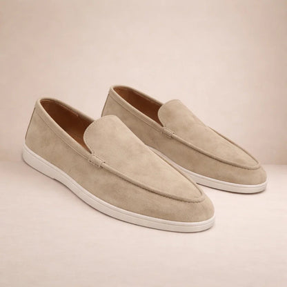 Men's Regular Fit Leather Loafers Slip-On - view 2