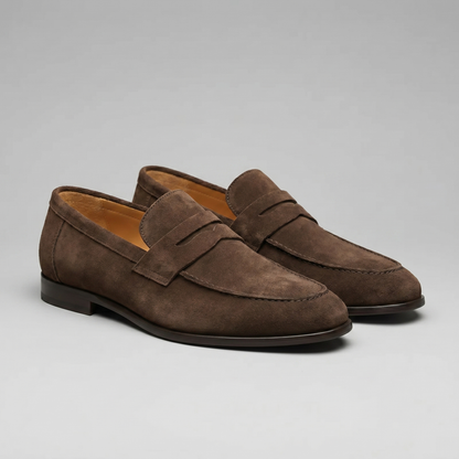 Men's Suede Penny Loafers Smart Casual - view 1