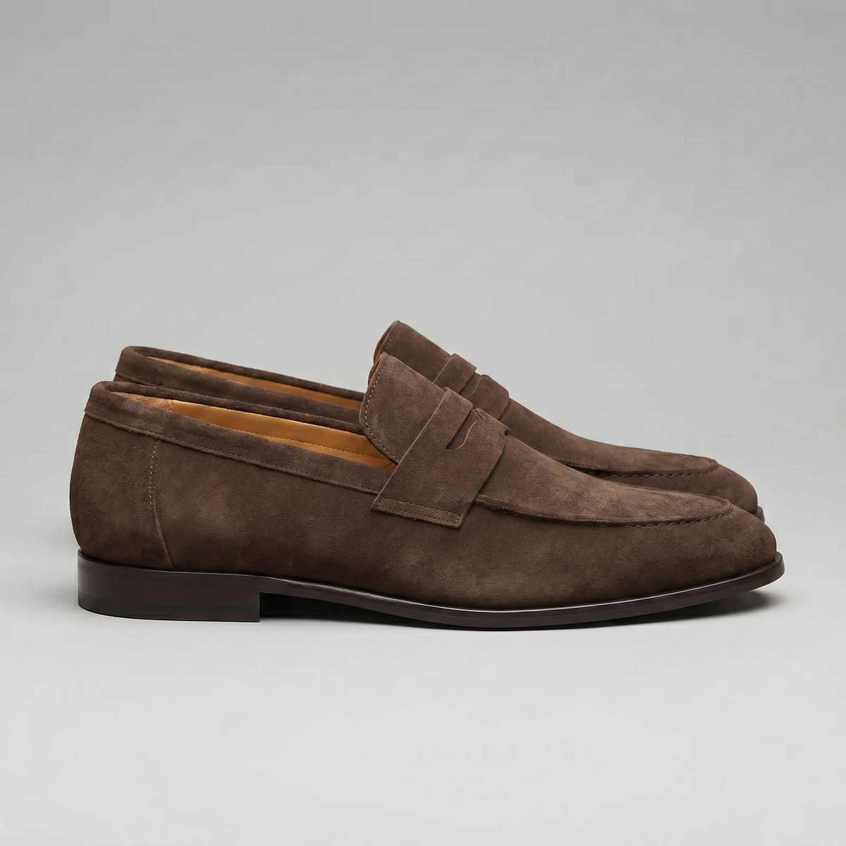 Men's Suede Penny Loafers Smart Casual - view 2