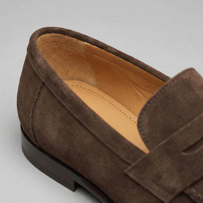 Men's Suede Penny Loafers Smart Casual - view 4