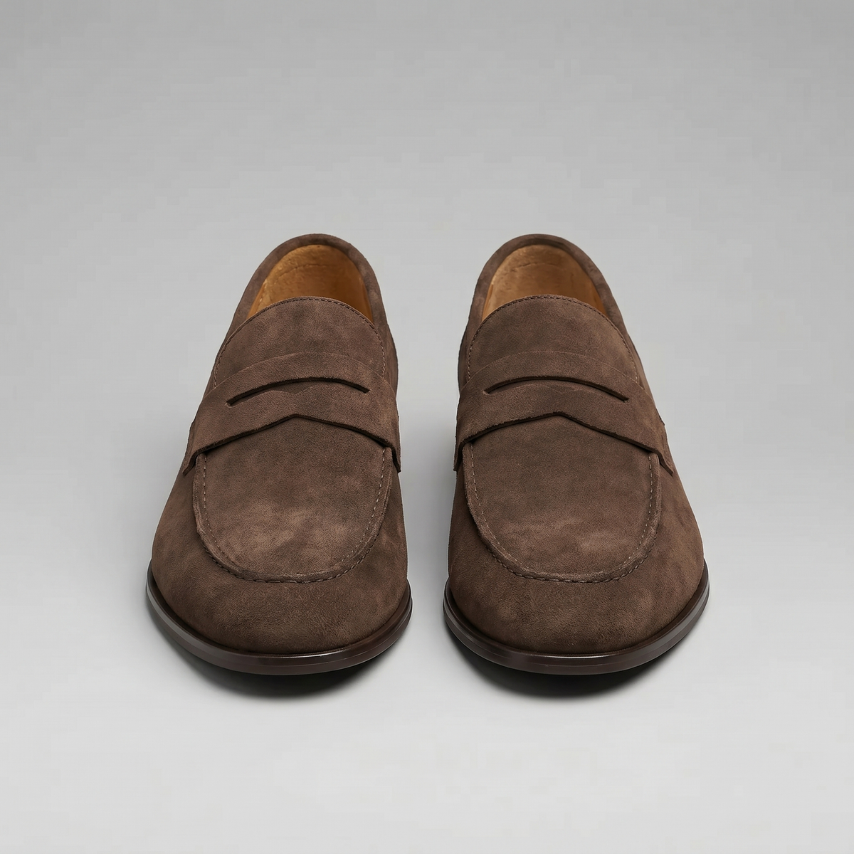 Men's Suede Penny Loafers Smart Casual - view 5