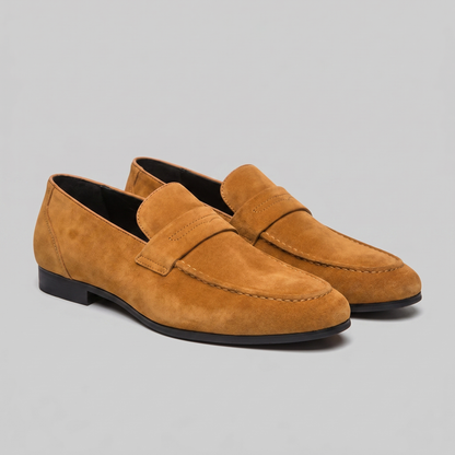 Men's Suede Penny Loafers Smart Casual - view 6