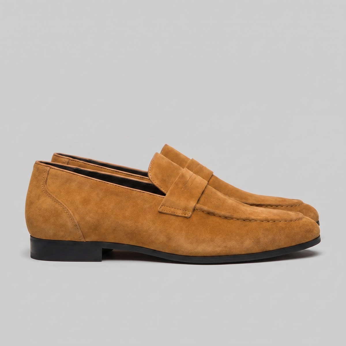 Men's Suede Penny Loafers Smart Casual - view 7