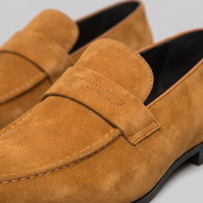 Men's Suede Penny Loafers Smart Casual - view 9