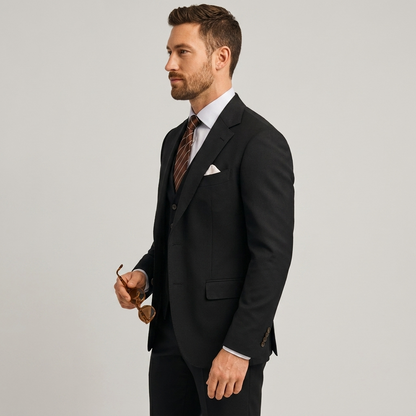 Men's Three-Piece Suit with Blazer Waistcoat and Trousers - view 5