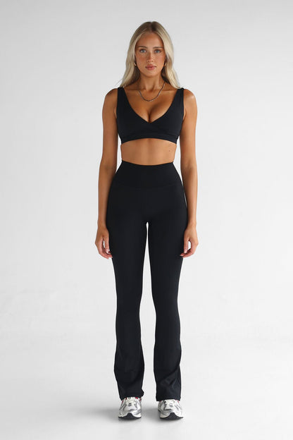 SCULPT Flare Leggings - Black