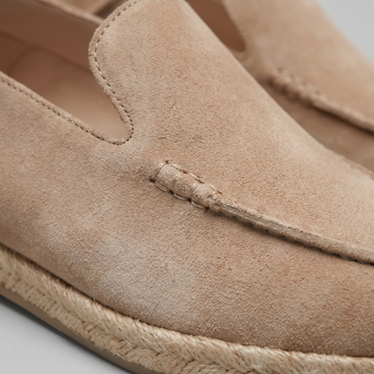 Men's Suede Espadrille Loafers, Casual Summer