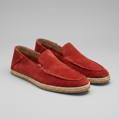 Men's Suede Espadrille Loafers, Casual Summer
