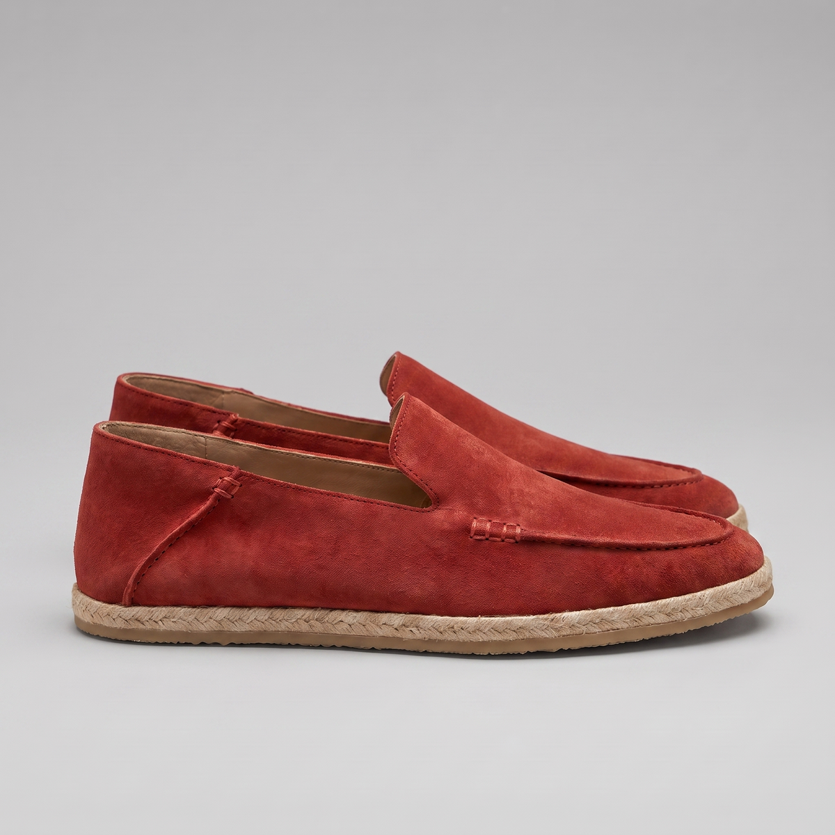 Men's Suede Espadrille Loafers, Casual Summer