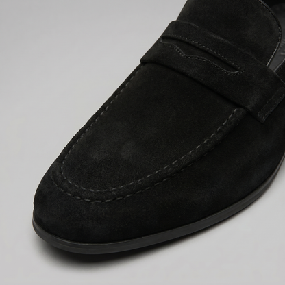 Men's Suede Penny Loafers, Smart Casual