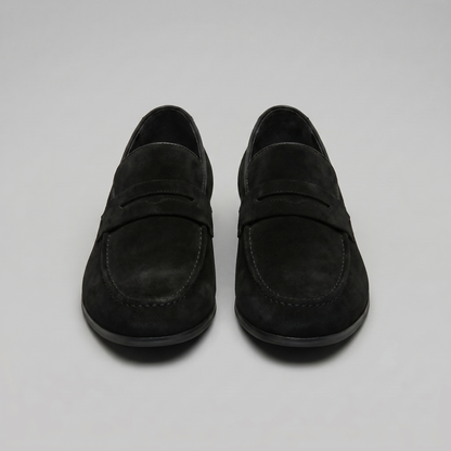 Men's Suede Penny Loafers, Smart Casual