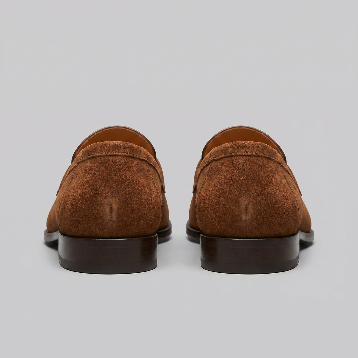 Men's Suede Penny Loafers, Smart Casual