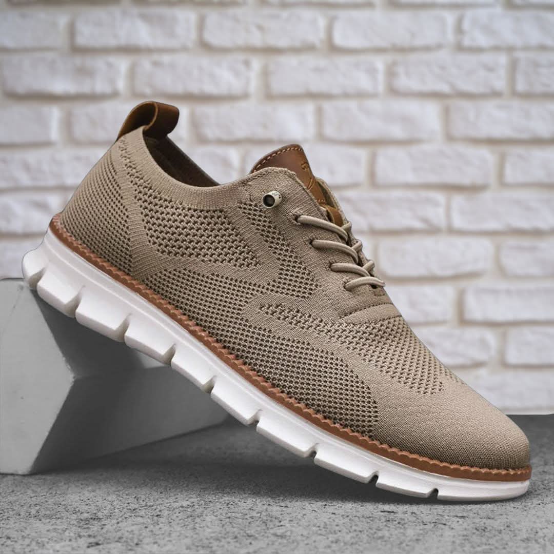 Unisex orthopedic wide toe box walking shoes, side view