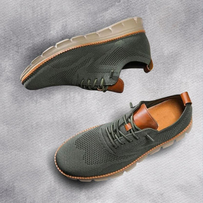 Unisex orthopedic wide toe box walking shoes, top view
