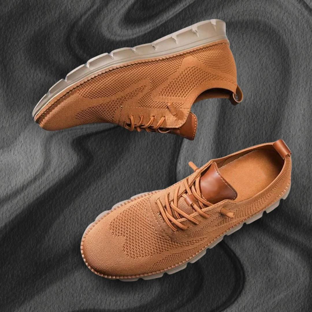 Unisex orthopedic wide toe box walking shoes, sole view