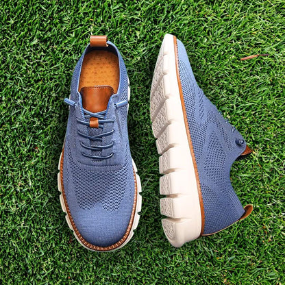 Unisex orthopedic wide toe box walking shoes, worn on foot