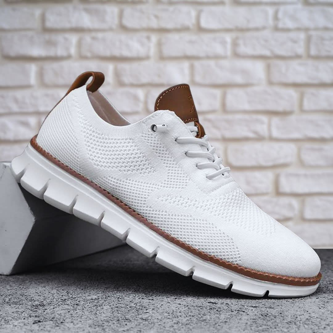 Unisex orthopedic wide toe box walking shoes, pair view