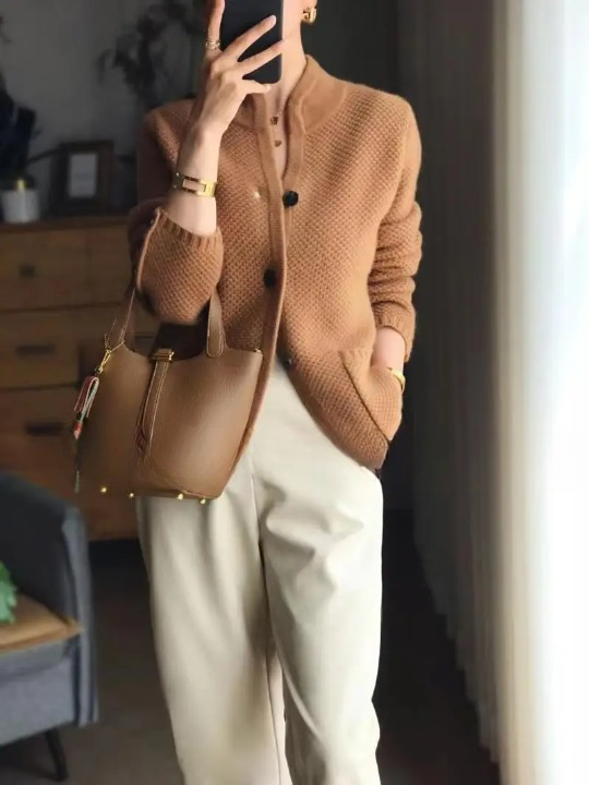 Women's Cashmere Button Cardigan - view 3