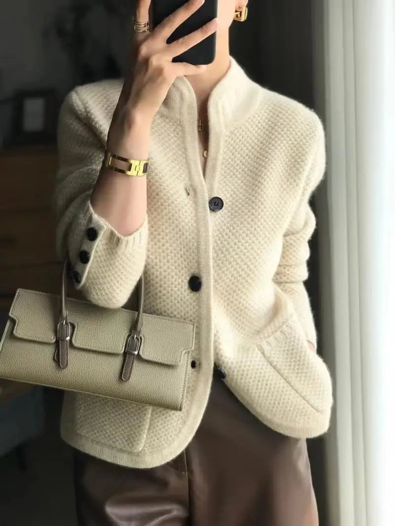 Women's Cashmere Button Cardigan - view 5