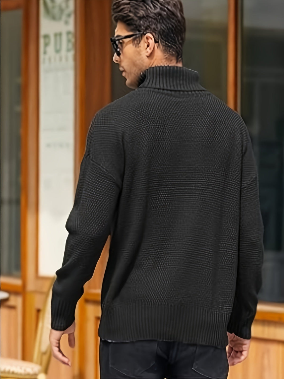 Women's Classic Cable-Knit Turtleneck Sweater - view 10