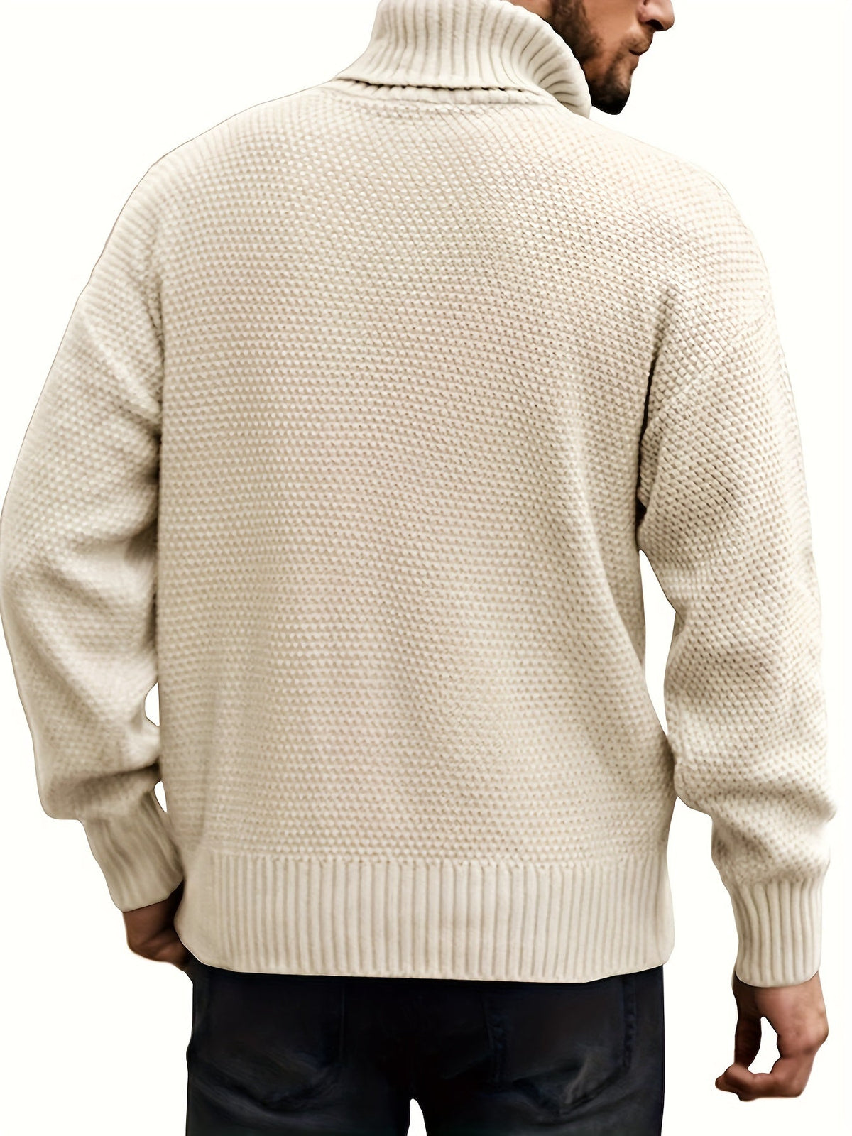 Women's Classic Cable-Knit Turtleneck Sweater - view 3