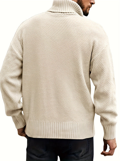 Women's Classic Cable-Knit Turtleneck Sweater - view 3